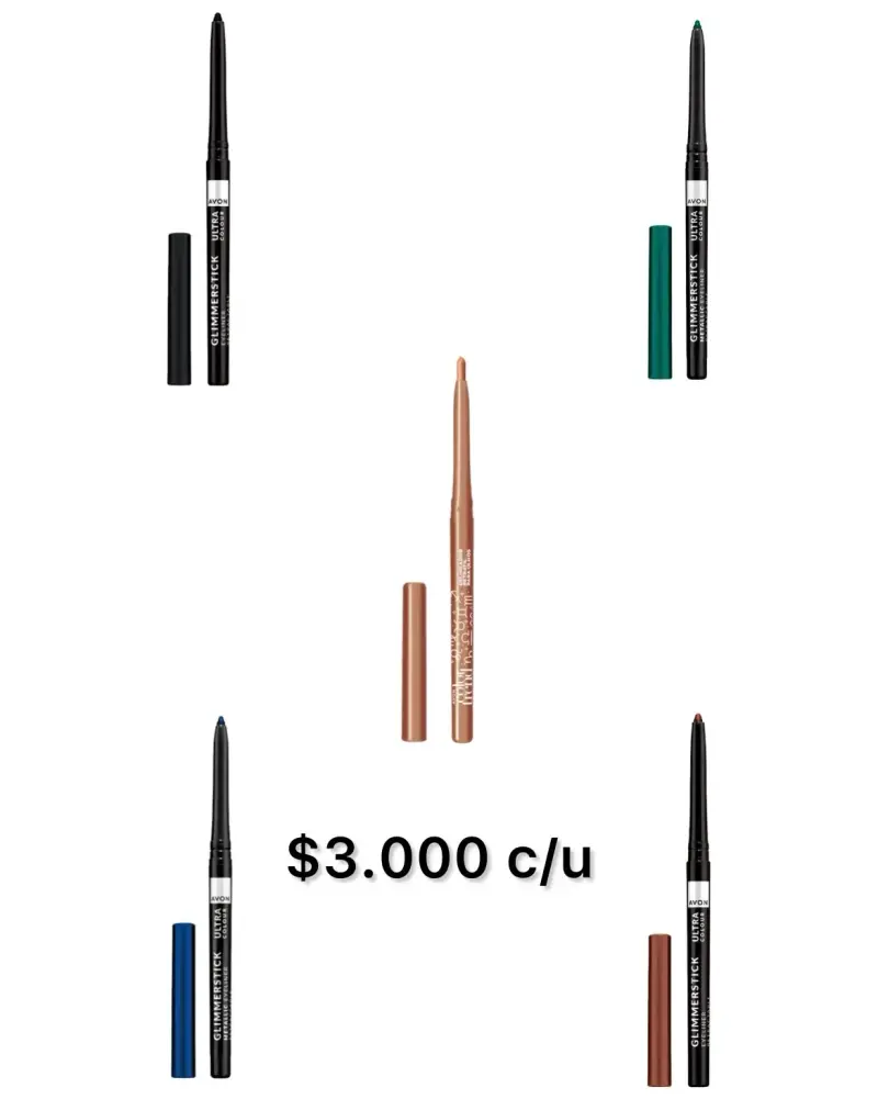 Lápiz Delineador de Ojos Avon Glimmerstick