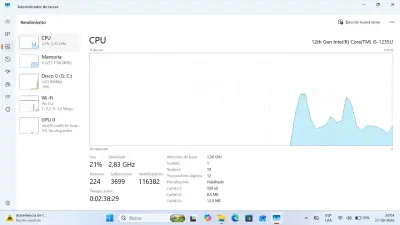 ASUS Intel i5 12va Gen 10 Núcleos. 16 gb ram - miniatura 3
