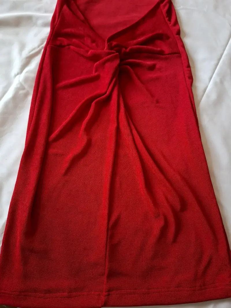 Vestido sin Mangas con Cuello Halter - 4