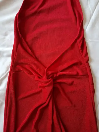 Vestido sin Mangas con Cuello Halter - miniatura 5