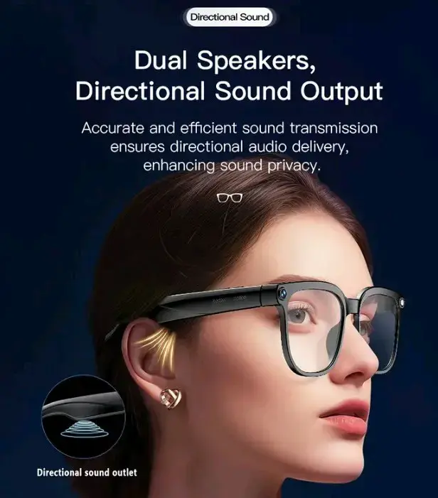 Gafas Inteligentes con Cámara HD y AI - 4