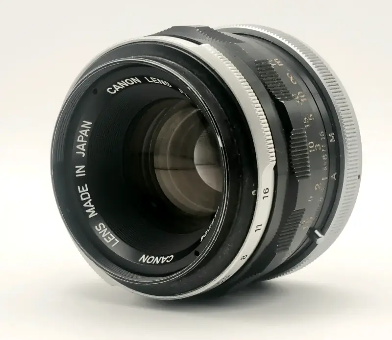 Lente Canon vintage 50mm f/1.8 - 1
