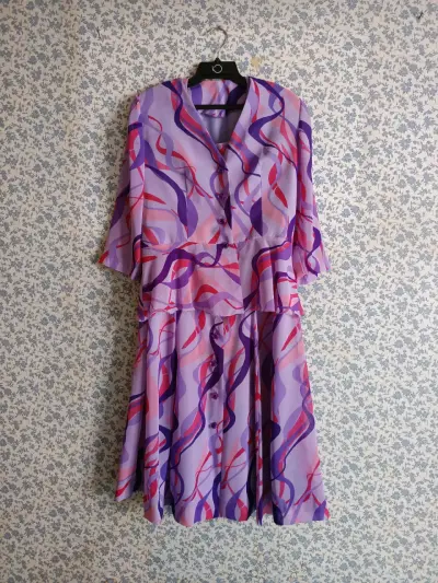 Conjunto de Vestido y Chaqueta con Estampado Floral - miniatura 3