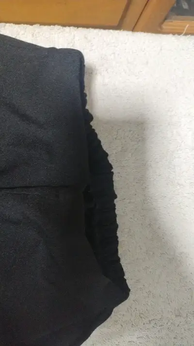 Pantalones negros de tela para niños - miniatura 2