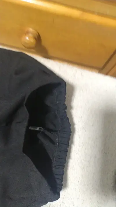 Pantalones negros de tela para niños - miniatura 3