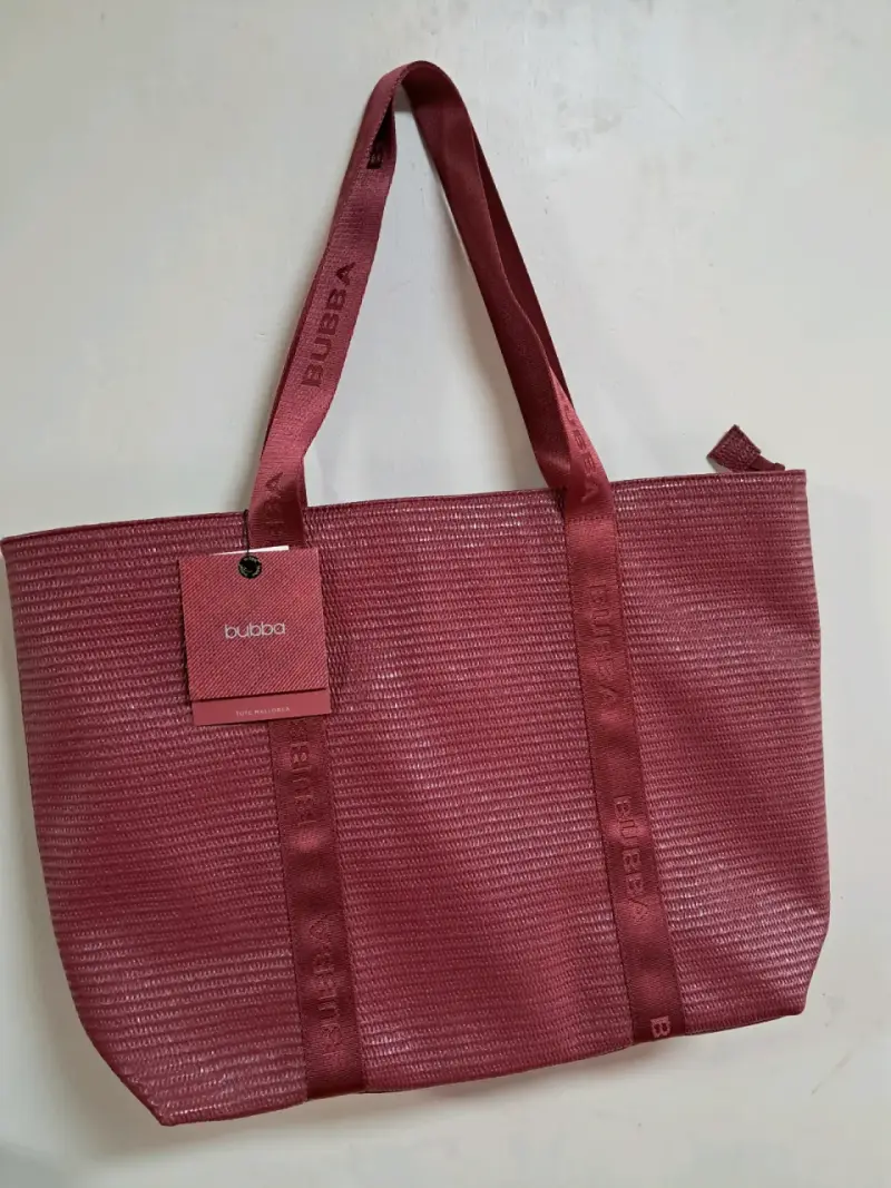 Bolso tote rojo Bubba Mallorca elegante - 3
