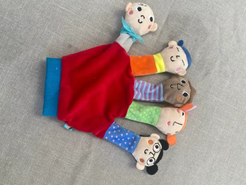 Guante de marionetas de mano para niños - 1