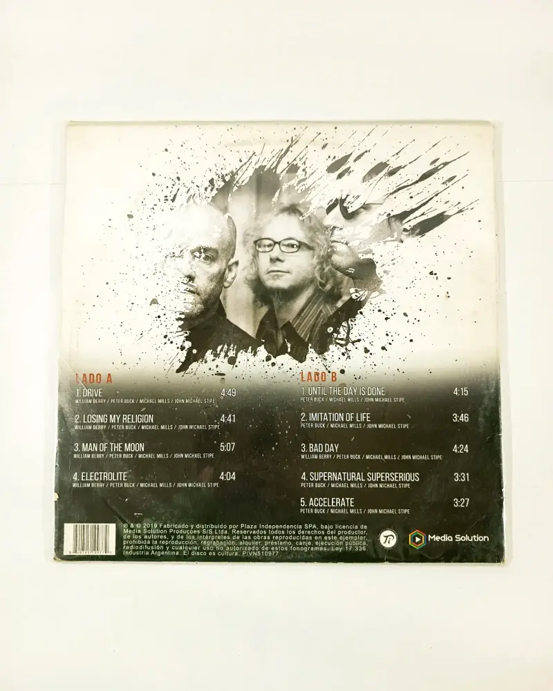 Vinilo R.E.M. Live Concert. - 3
