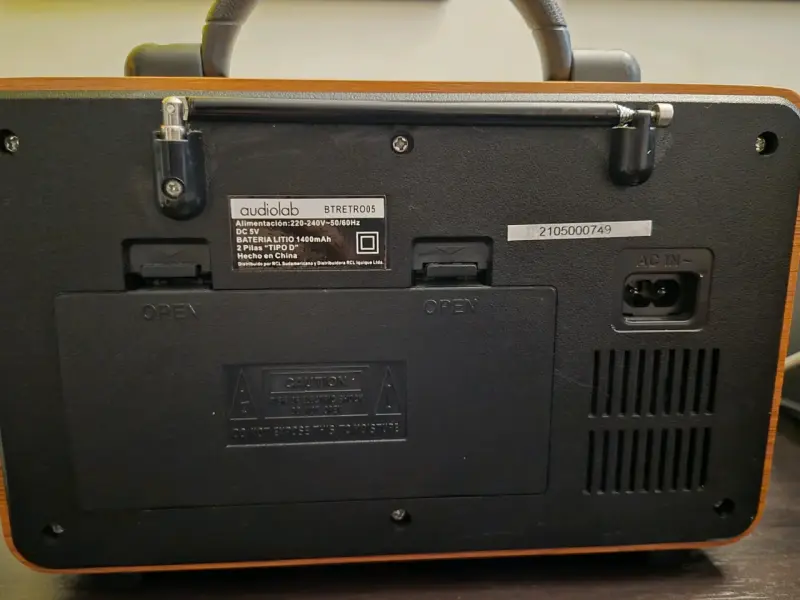 Radio retro Audíolab con Bluetooth y USB - 3