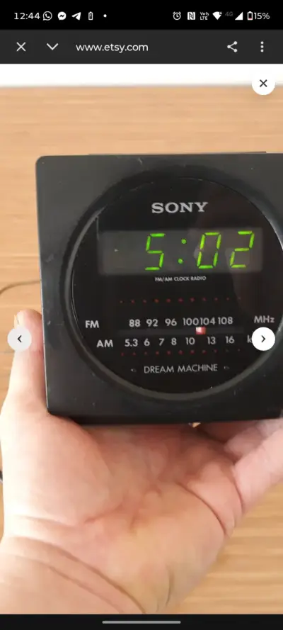 Radio reloj despertador Sony Dream Machine - miniatura 1