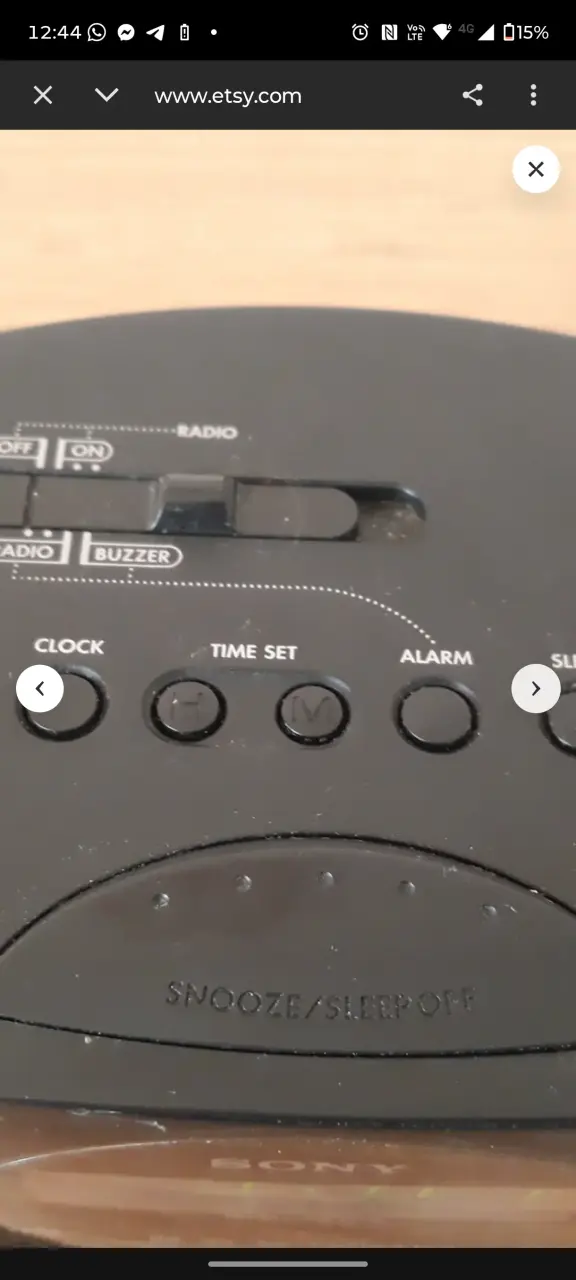 Radio reloj despertador Sony Dream Machine - 3