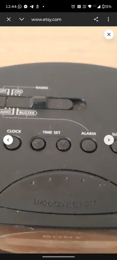 Radio reloj despertador Sony Dream Machine - miniatura 3