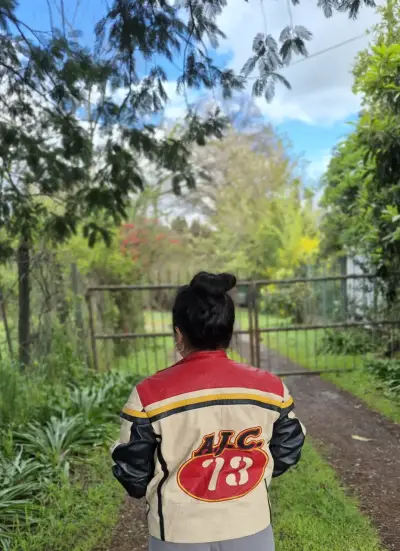 Chaqueta de Cuero Vintage Arizona linea A.J.C. - miniatura 5