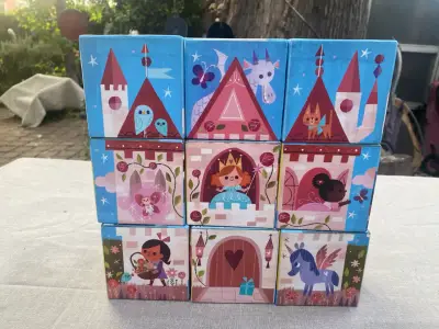 Bloques de construcción de castillo para niños 3D - miniatura 1