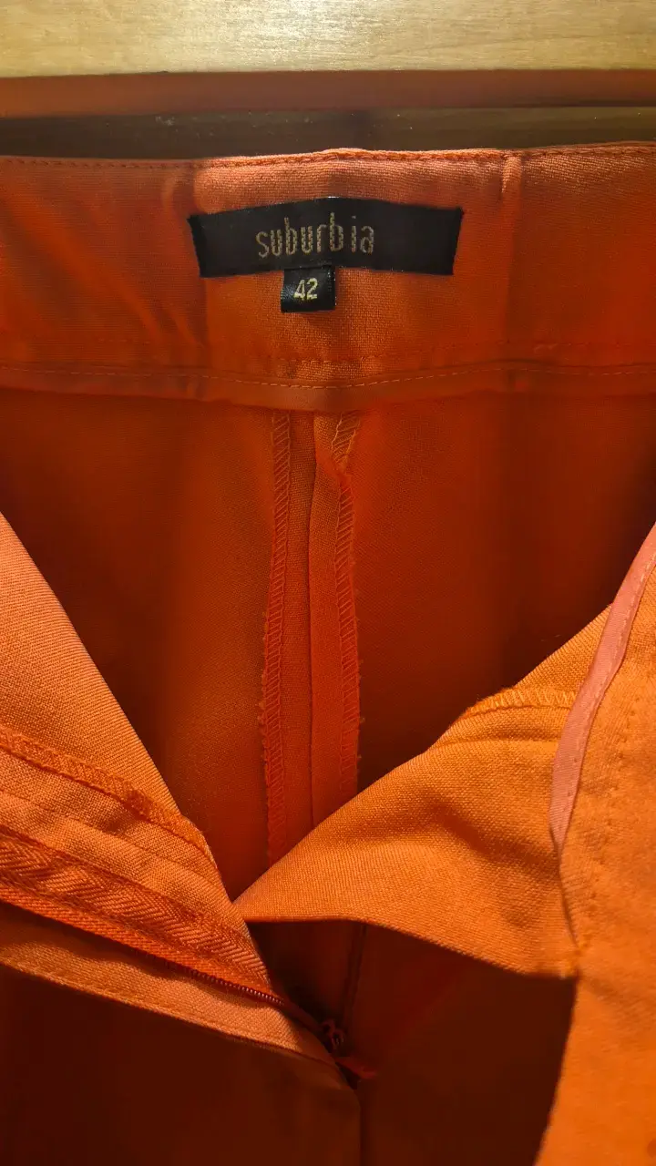 Pantalones naranjas de vestir Suburbia - 3