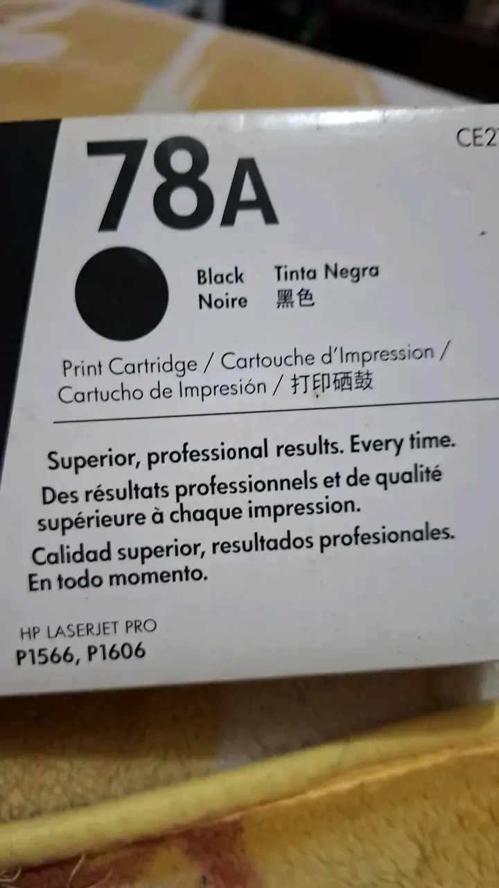 Cartucho de Tinta HP LaserJet 78A Negro - 3