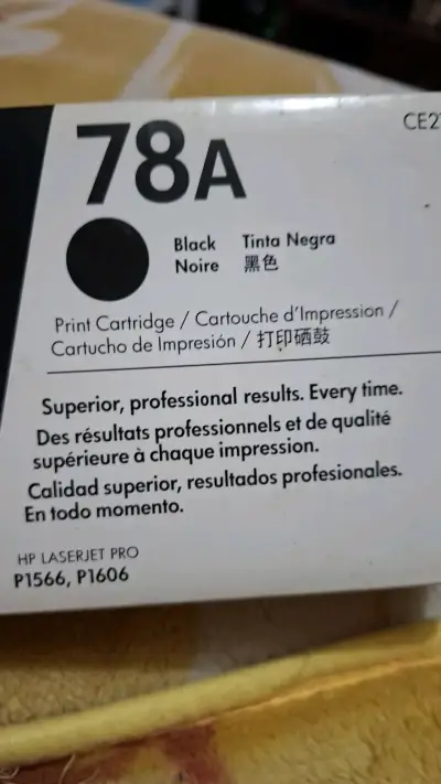 Cartucho de Tinta HP LaserJet 78A Negro - miniatura 3