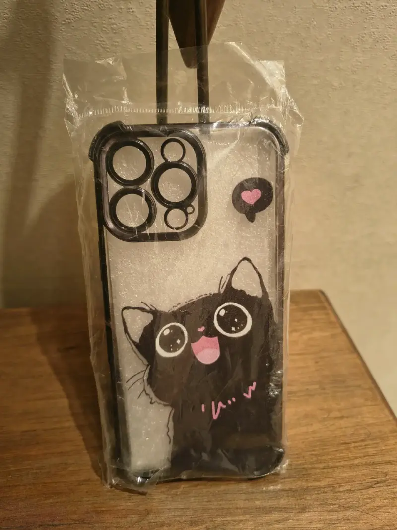 Funda para iPhone 12 Pro Max con diseño de gato - 1
