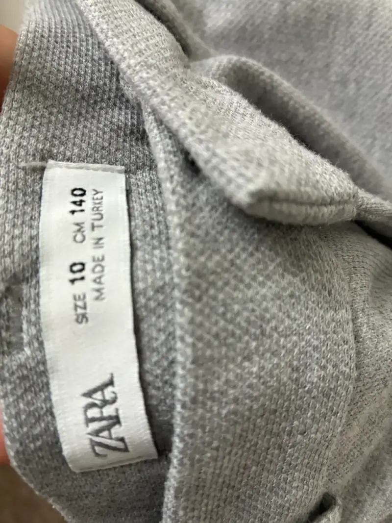 Pantalón gris para niños Zara talla 10 - 3