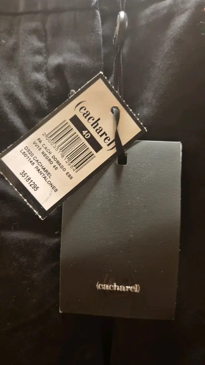 Pantalones negros Cacharel para mujer talla 40 - 3