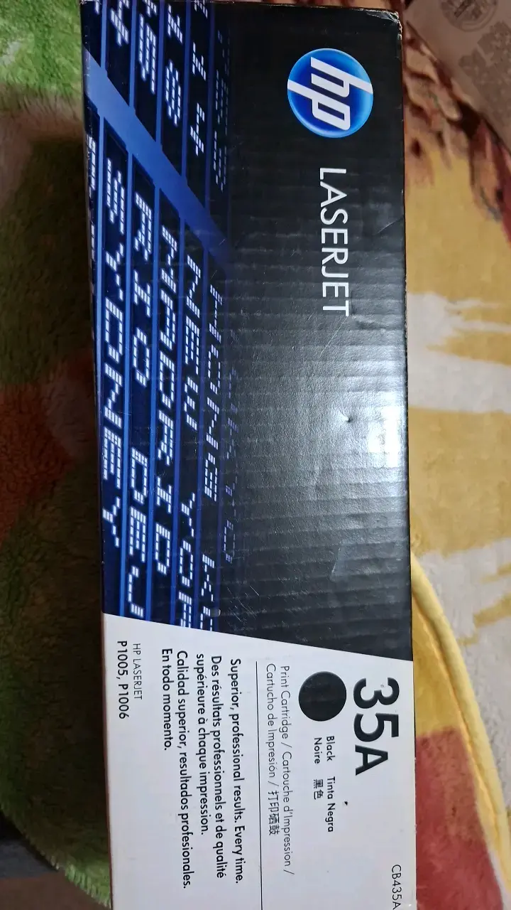 Cartucho de Tóner HP 35A Negro para LaserJet - 1