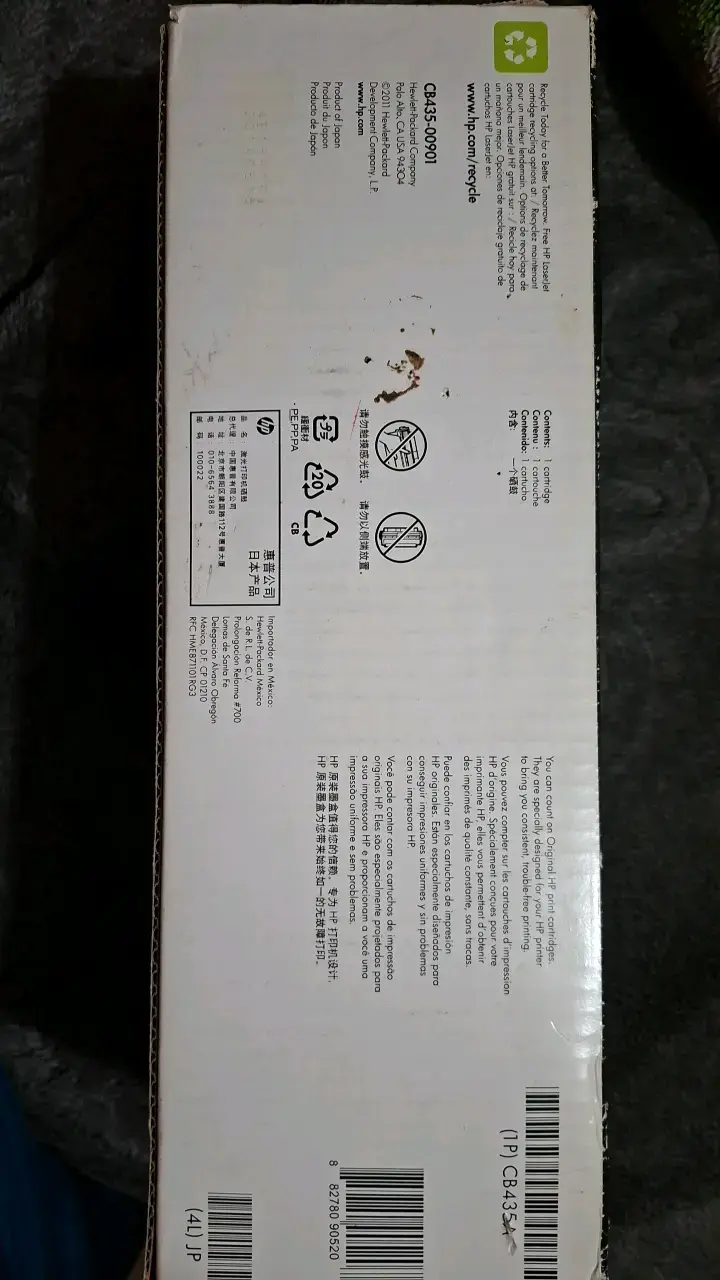 Cartucho de Tóner HP 35A Negro para LaserJet - 3
