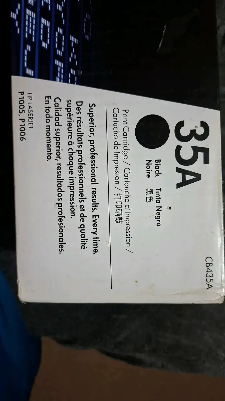 Cartucho de Tóner HP 35A Negro para LaserJet - 4
