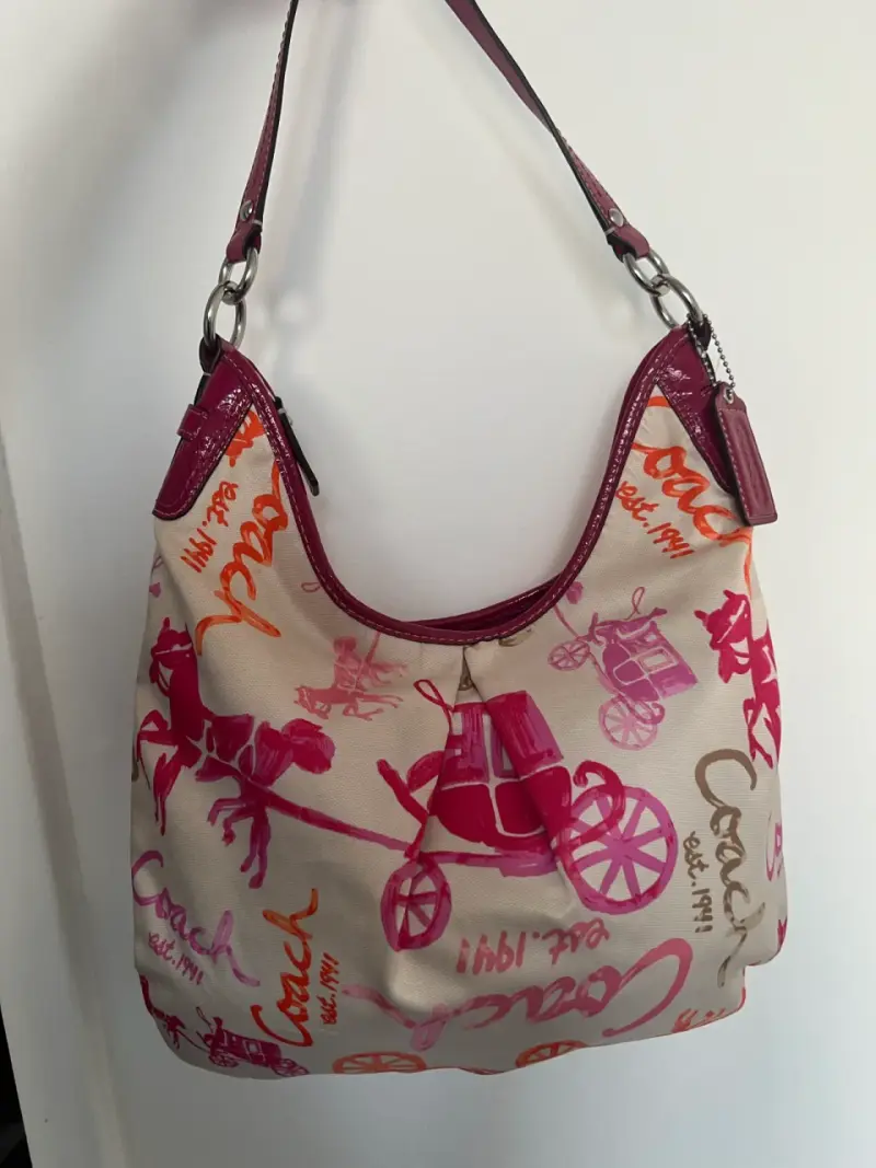 Bolso Coach estampado multicolor - 1