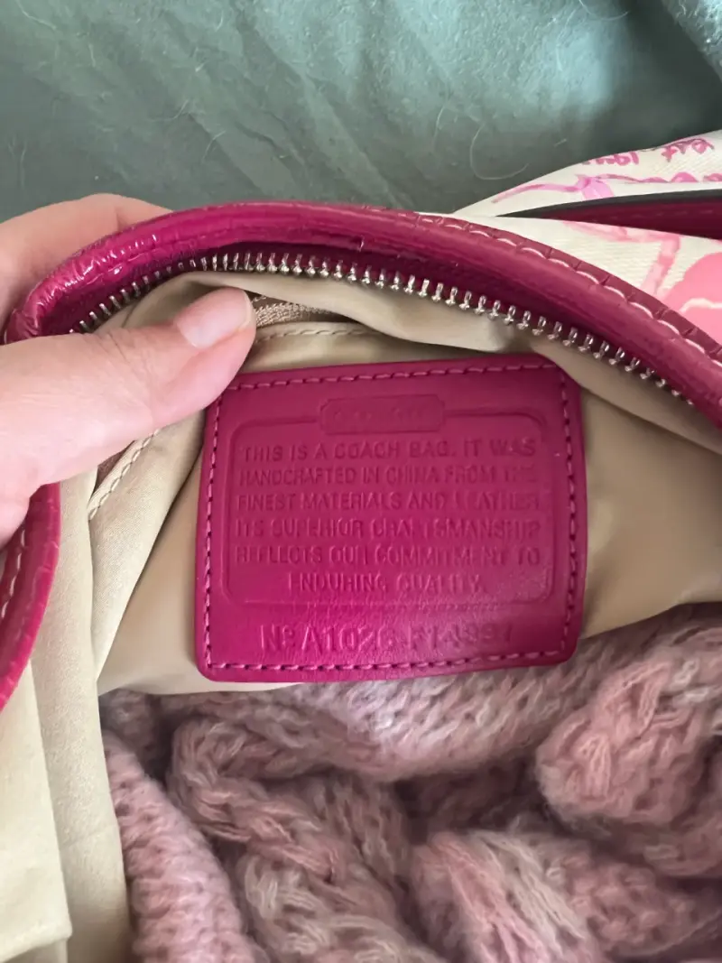 Bolso Coach estampado multicolor - 4