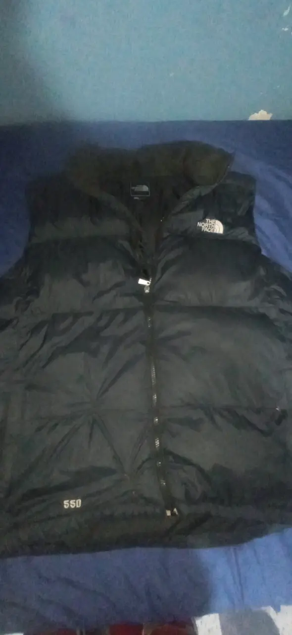 Chaleco de plumas The North Face negro
