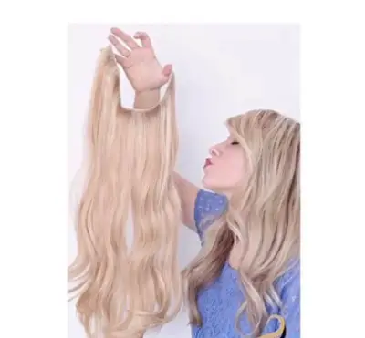Extensión de cabello natural remy, hilo transparen - miniatura 1