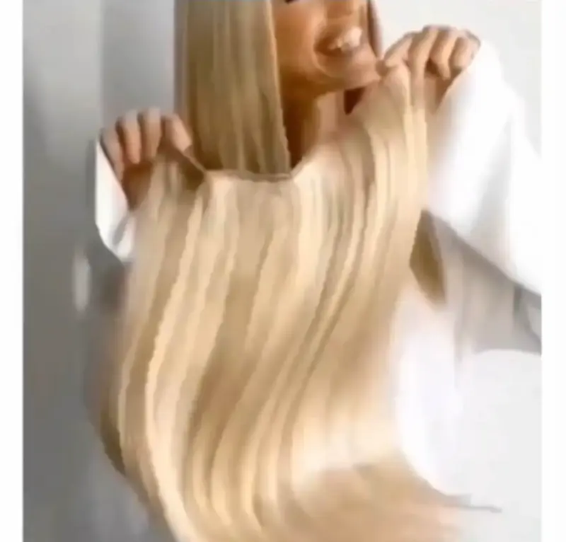 Extensión de cabello natural remy, hilo transparen - 5