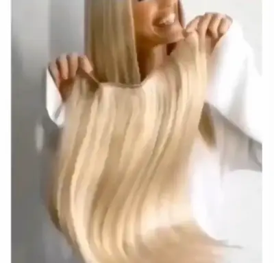 Extensión de cabello natural remy, hilo transparen - miniatura 5