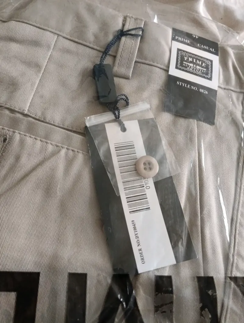 Pantalones casuales beige Prime talla 46 - 3