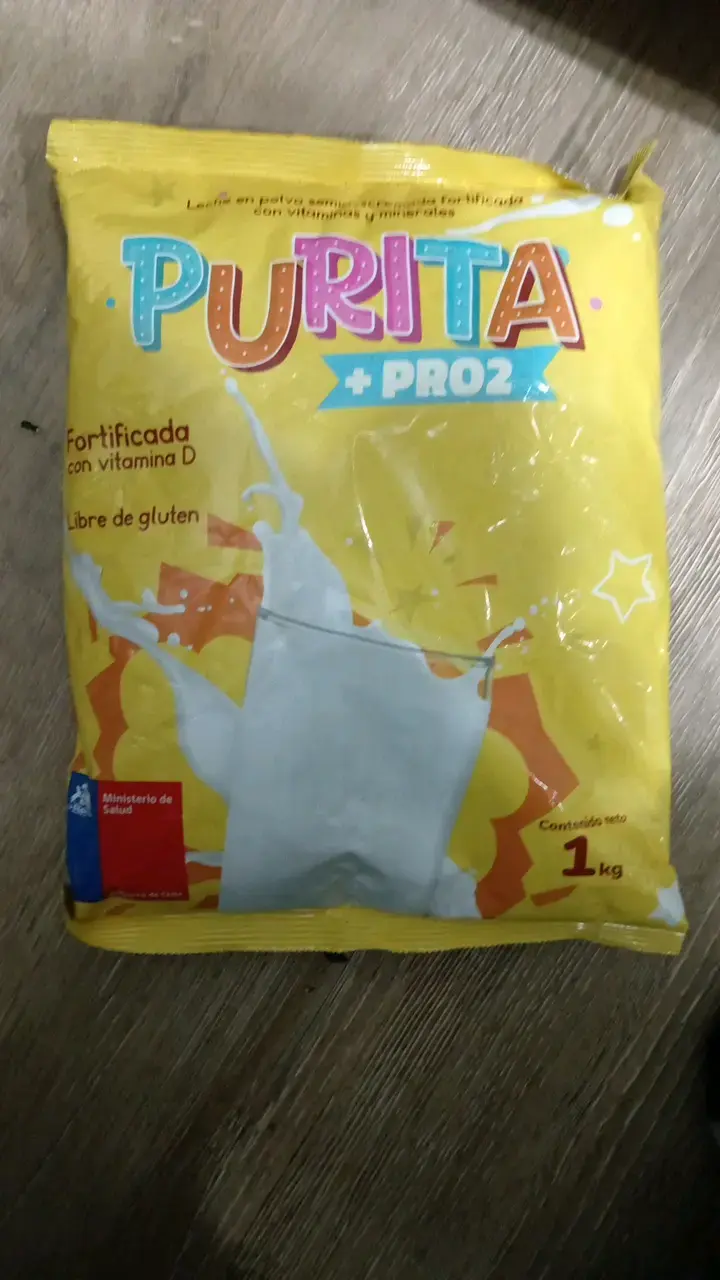 Leche en Polvo Purita Pro2 Fortificada 1kg - 1