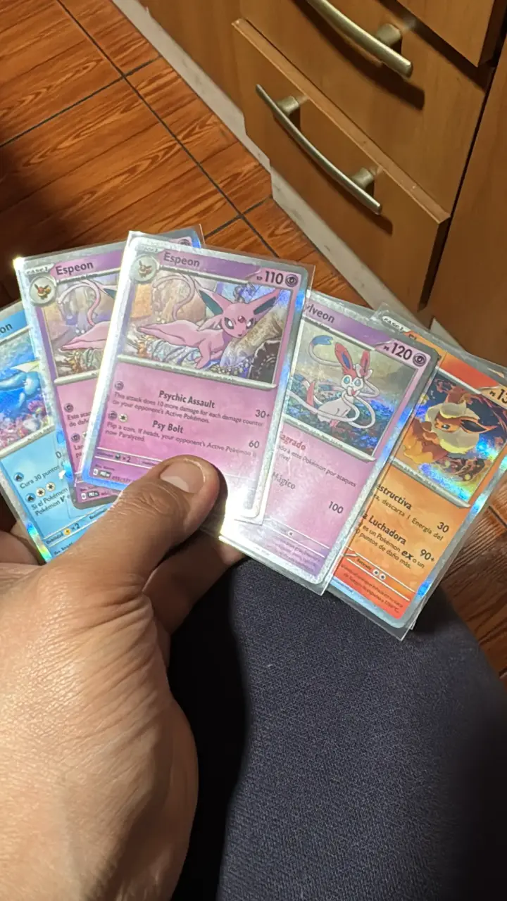 Set de Cartas Pokémon Holográficas