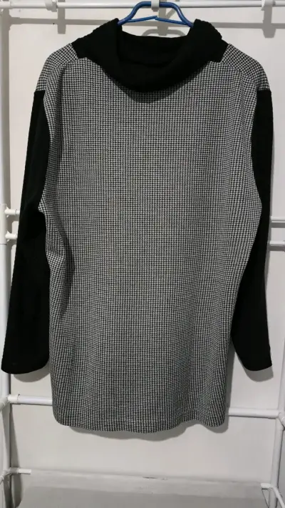 Sweater con diseño pata de gallo - miniatura 1