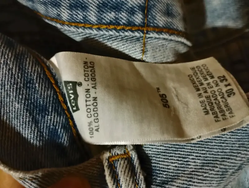 Jeans Levi's 505 clásicos azul claro - 4