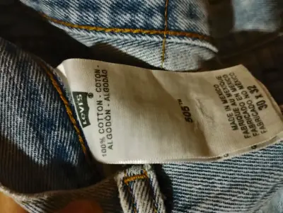 Jeans Levi's 505 clásicos azul claro - miniatura 4