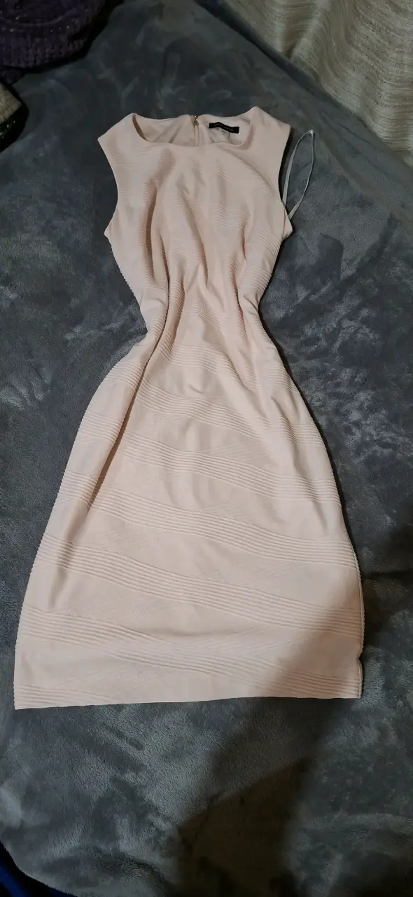 Vestido Tommy Hilfiger beige elegante - 4