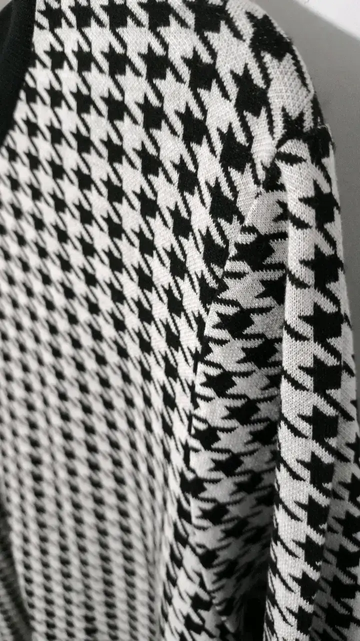 Suéter con diseño pata de gallo - 3