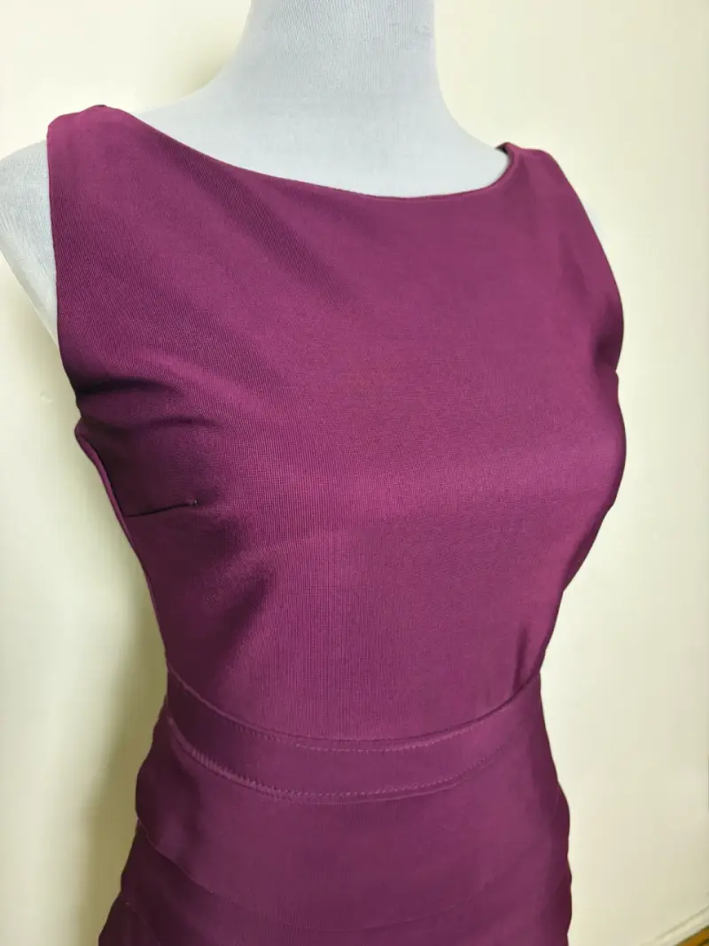 Vestido New Collection fucsia con encaje talla S - 4