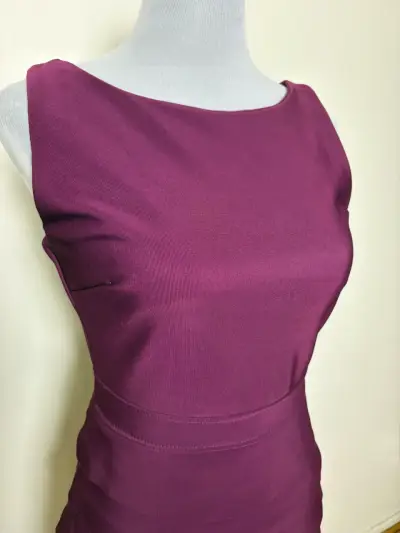 Vestido New Collection fucsia con encaje talla S - miniatura 4