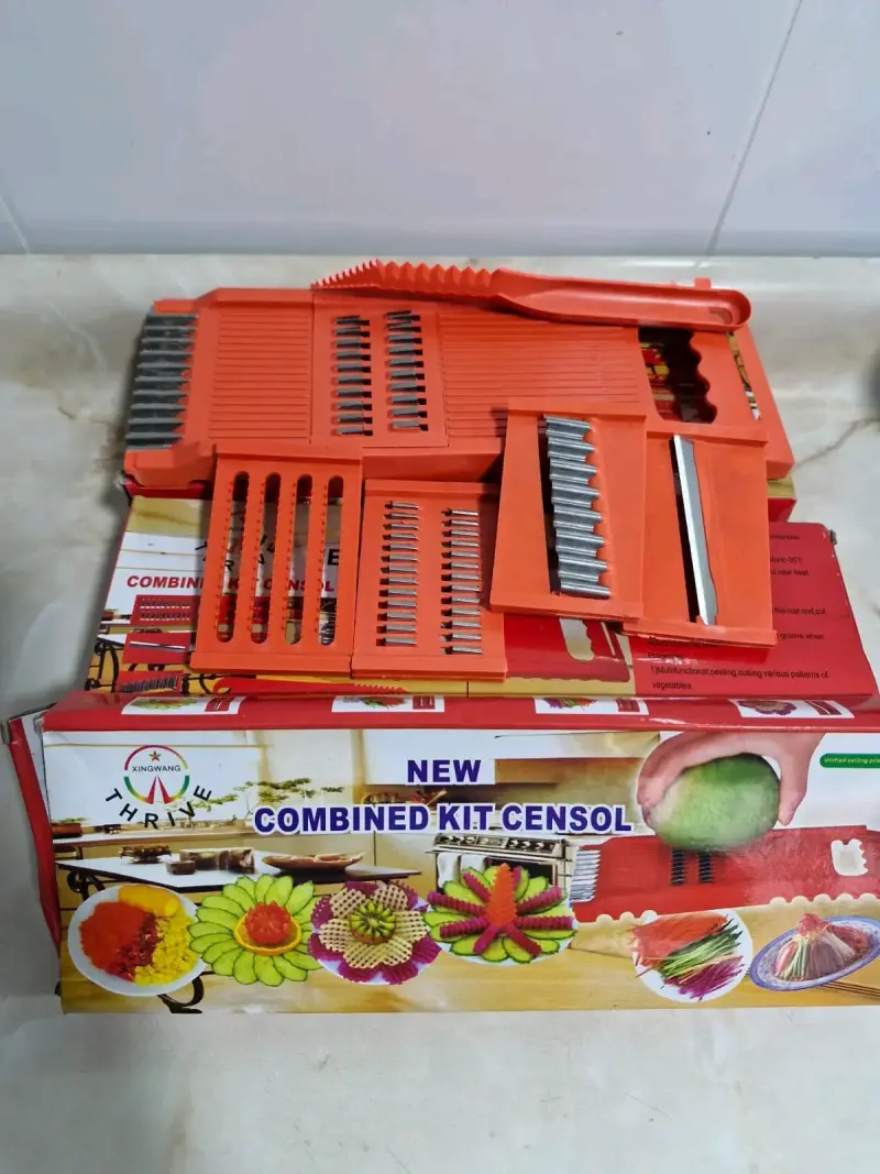 Cortador de Verduras Multifuncional Naranja