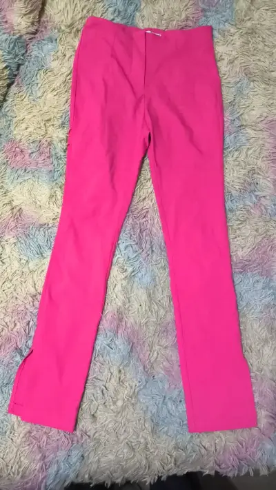 Pantalones fucsia para mujer talla XL - miniatura 1