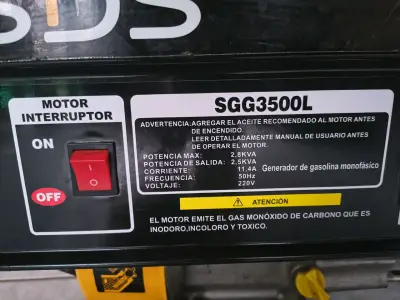 Generador de Gasolina SDS SGG3500L 2.8kVA - miniatura 2