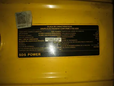 Generador de Gasolina SDS SGG3500L 2.8kVA - miniatura 4