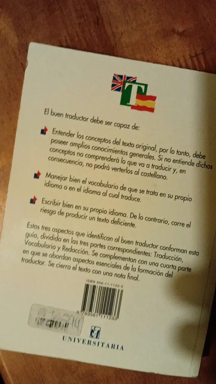 Libro La Traducción del Inglés al Castellano - 2