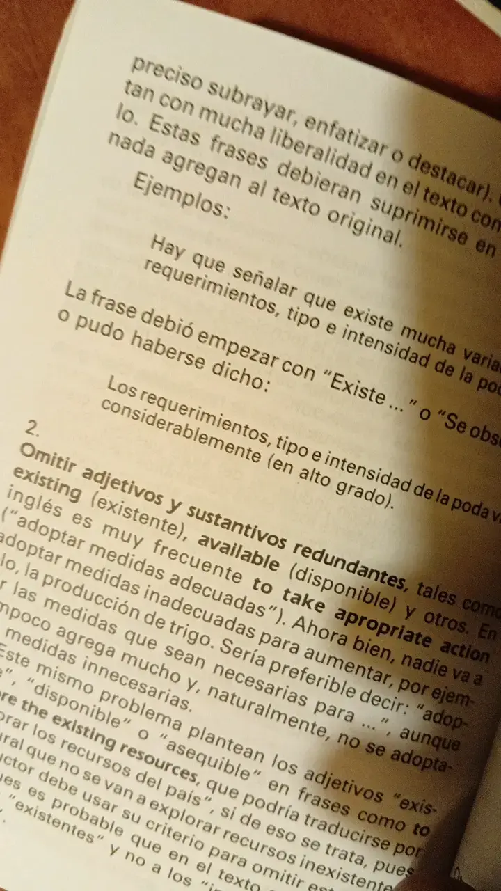 Libro La Traducción del Inglés al Castellano - 5