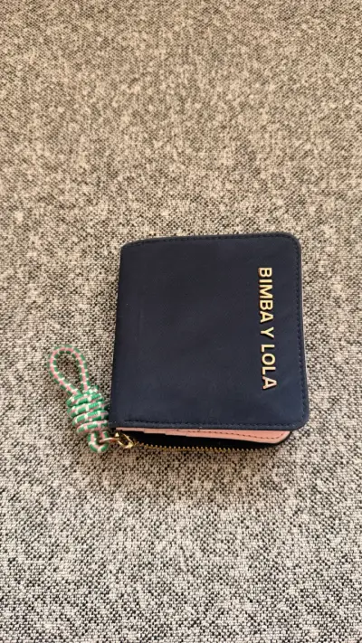 Billetera Bimba y Lola azul y rosa con cierre - miniatura 1